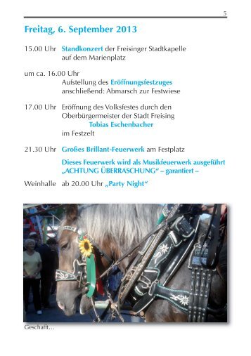 Freitag, 6. September 2013 - Volksfest Freising