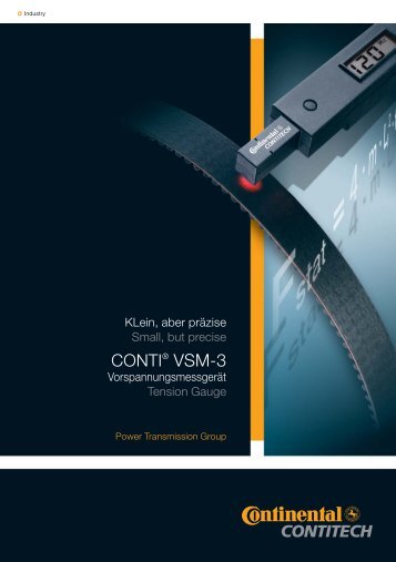 Informationsblatt VSM-3 - ContiTech AG