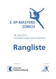 Rangliste - KUTU - Obersiggenthal