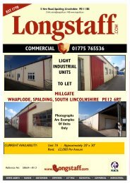 light industrial units to let millgate whaplode, spalding - Longstaff