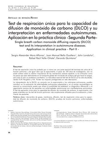 2-TEST DE RESPIRACION.p65 - Revista Colombiana de ...