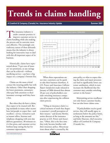 Trends in claims handling - Crawford & Company