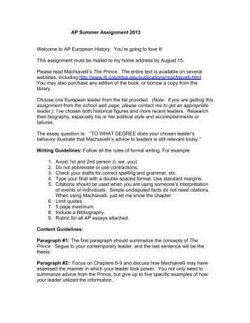 Ap us history essay help