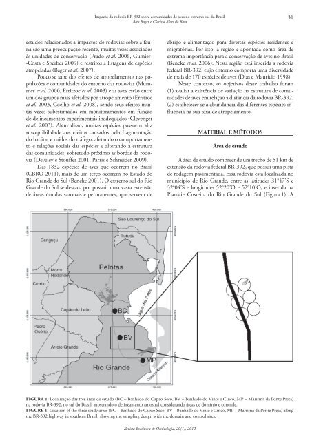 Capa 20(1) - fechada.indd - Sociedade Brasileira de Ornitologia