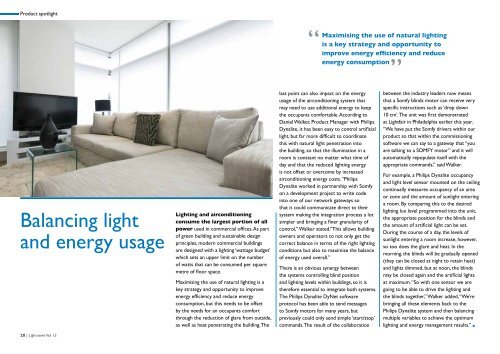 Lightnews Vol 13.pdf - Philips Lighting Controls