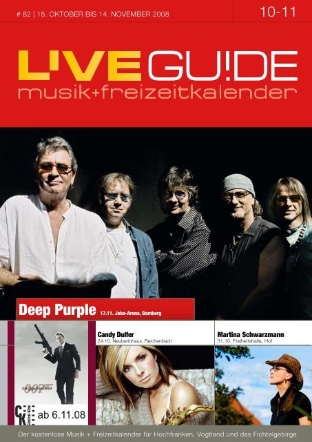 Deep Purple 17.11. Jako-Arena, Bamberg - Livegui.de