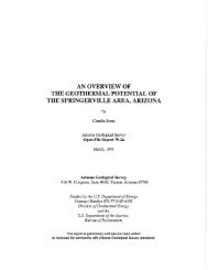 an overview of the geothermal potential of the springerville area ...