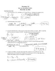 Ch11 Gas Law Worksheet