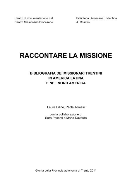 raccontare la missione - Sulle Rotte del Mondo