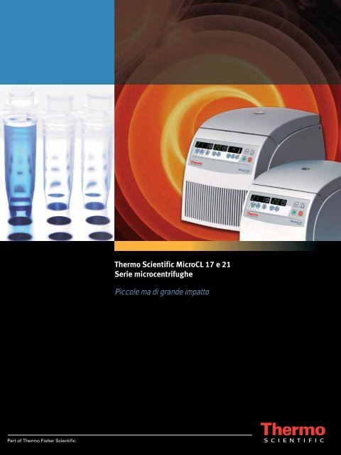 MicroCL 17 e 21 - Thermo Scientific Home Page