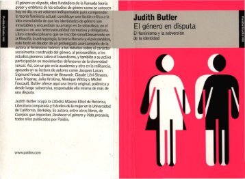 [Livro]+El+gnero+en+disputa+Judith+Butler