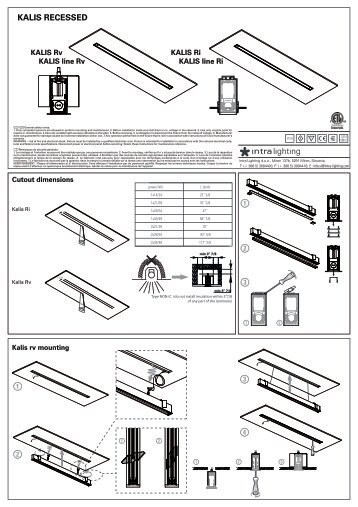 KALIS RECESSED - Intra lighting