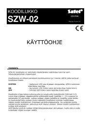 KÃƒÂ„YTTÃƒÂ–OHJE - Tuotteet - Fin-Alert Electronics Oy