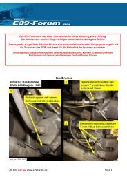 Handbremse - BMW E39-Forum