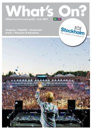 Shopping â¢ Nightlife â¢ Restaurants Events ... - Stockholmskortet