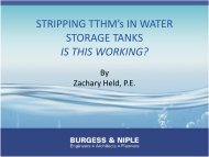 Stripping TTHM's in Water Storage Tanks - Is This ... - Ohiowater.org