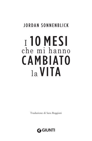 I 10 MESI - 10 Righe dai libri