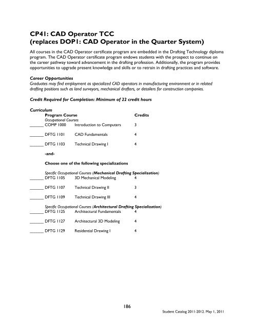 Student Catalog 2011-2012 - West Georgia Technical College