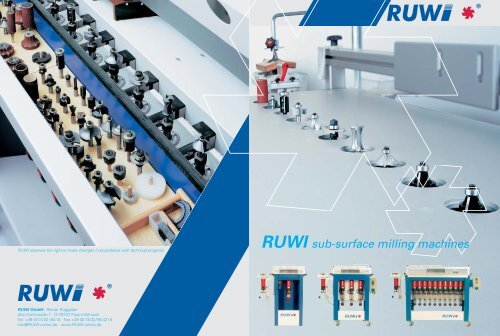 RUWI sub-surface milling machines
