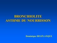 LA BRONCHIOLITE