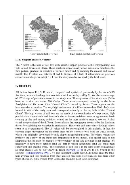 assessment of soil erosion using usle model and gis for integrated ...