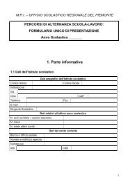 Formulario unico di presentazione delle domande emanato - Indire