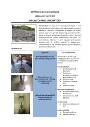 SOIL MECHANICS LABORATORY