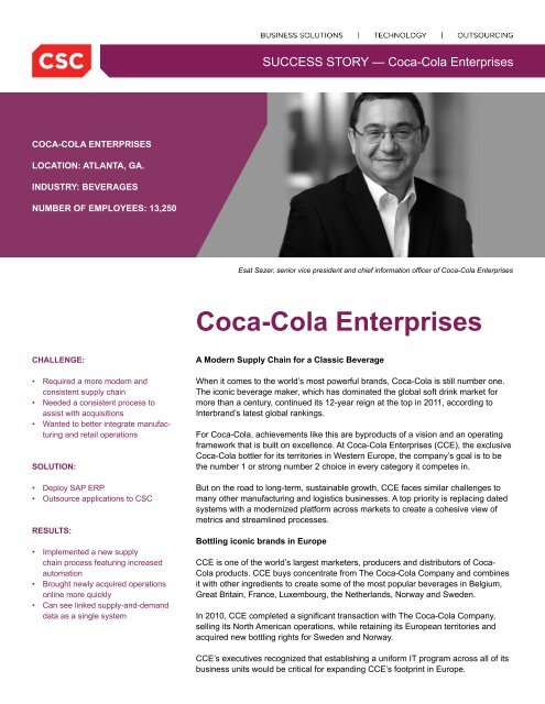 Coca-Cola Enterprises - CSC