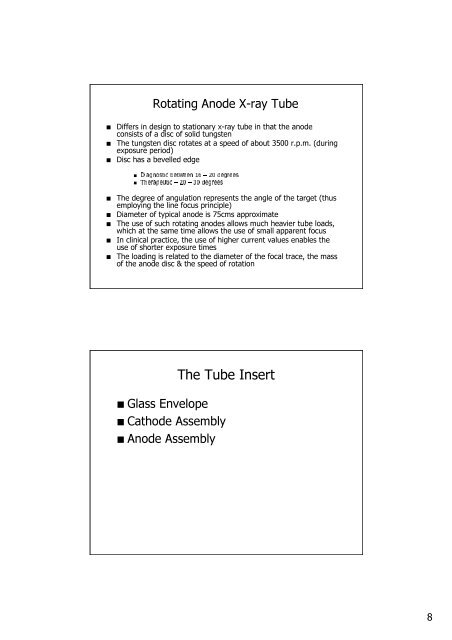 View / Download X-ray Tube pdf