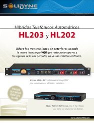 HÃ­bridos HL202 y HL203-VQ - Solidyne