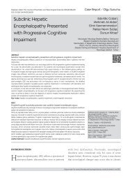 Subclinic Hepatic Encephalopathy Presented with ... - DÃ¼ÅÃ¼nen Adam
