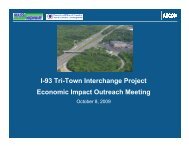 AECOM Project Overview Presentation - I-93 Tri-Town Interchange ...