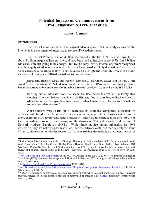 IPv4 Exhaustion, IPv6 Transition, - Saudi Arabia IPv6 Task Force