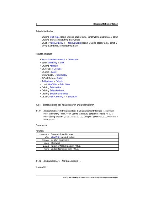 Dokumentation als PDF-Datei