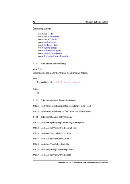 Dokumentation als PDF-Datei