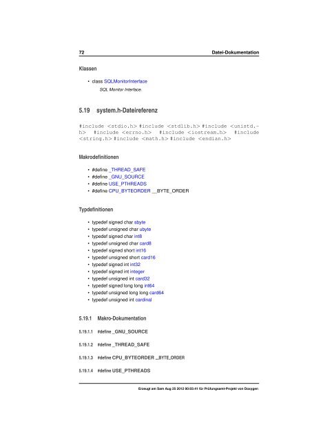 Dokumentation als PDF-Datei