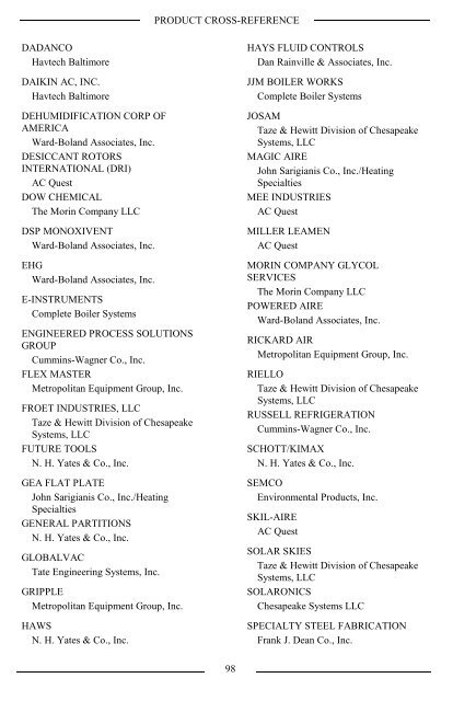 pages 1-4A - Mechanical Equipment Manufacturers Representatives ...