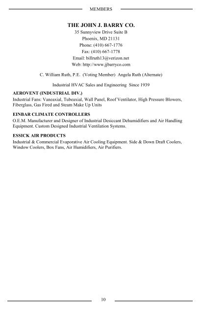 pages 1-4A - Mechanical Equipment Manufacturers Representatives ...