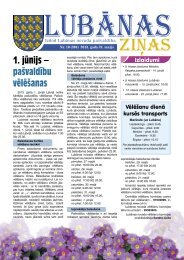 2013. gada 10. numurs - Lubānas novads