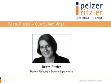 Beate Ritzler – Curriculum Vitae - Pelzer AP