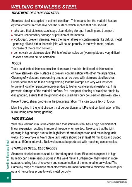View Catalogue - Lincoln Electric