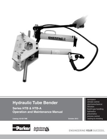 Hydraulic Tube Bender - Parker Autoclave Engineers