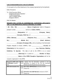 Letter of Indemnity/Request for Letter of Confirmation - Singapore ...