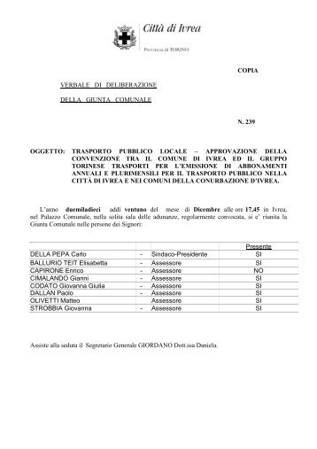 Scarica il documento - Città di Ivrea