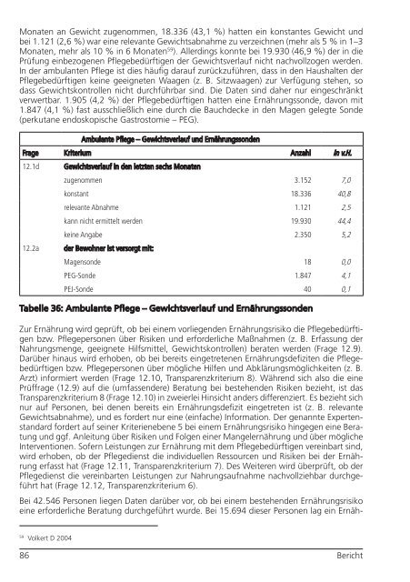 3. Bericht des MDS Ã¼ber die QualitÃ¤t in der ambulanten und ...