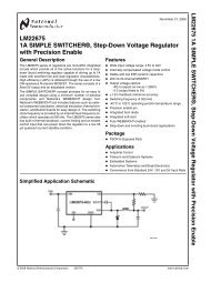 LM22675 1A SIMPLE SWITCHERÂ®, Step-Down ... - SiongBoon