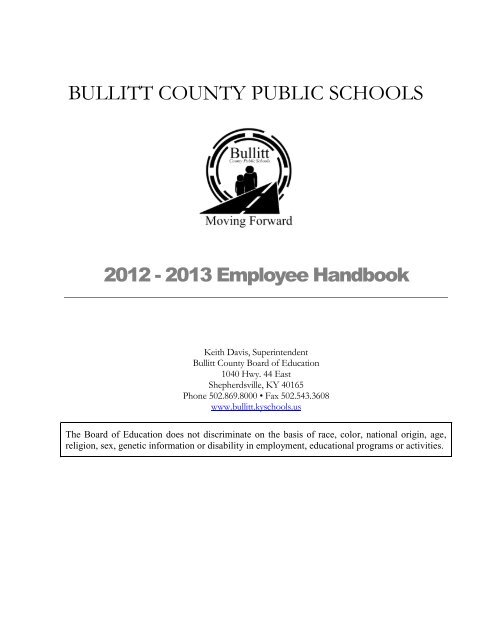 20122013 Handbook - Bullitt County Public Schools