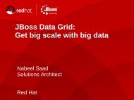 JBoss Data Grid: Get big scale with big data - Servodata