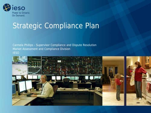 Strategic Compliance Plan - IESO