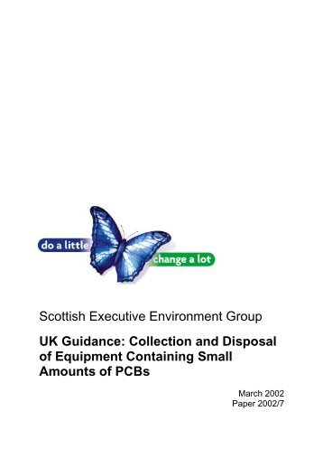 Collection and Disposal of Equipment Containing Small Amounts of ...